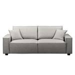 Sofa Muriba II (3-Sitzer) Strukturstoff - Platin