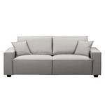 Sofa Muriba I (3-Sitzer) Strukturstoff - Lichtgrau