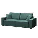 Sofa Muriba III (3-Sitzer) Samt - Taubengrau