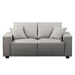 Sofa Muriba II (2-Sitzer) Strukturstoff - Platin