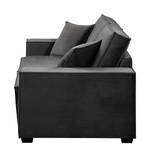 Sofa Muriba III (2-Sitzer) Samt - Grau