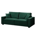 Sofa Muriba III (3-Sitzer) Samt - Dunkelgrün