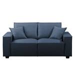 Sofa Muriba II (2-Sitzer) Strukturstoff - Blau