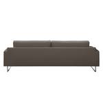 Sofa Perea (3-Sitzer) Strukturstoff - Dunkelgrau