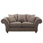 Sofa Pacoa (2-Sitzer) Antiklederlook - Dunkelbraun - Ohne Hocker