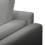 Fauteuil Perea Tissu structuré - Gris