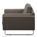 Fauteuil Perea structuurstof - Donkergrijs