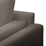 Fauteuil Perea structuurstof - Donkergrijs