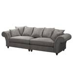 Bigsofa Pacoa Antiklederlook - Dunkelgrau - Ohne Hocker