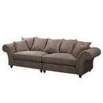 Bigsofa Pacoa Antiklederlook - Dunkelbraun - Ohne Hocker