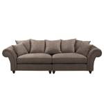 Bigsofa Pacoa Antiklederlook - Dunkelbraun - Ohne Hocker