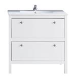 Meuble avec vasque Ole Blanc - Largeur : 81 cm