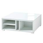 Salontafel Gila wit glas/wit