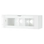 Wohnwand Gila VI (5-teilig) Inklusive Beleuchtung - Weißglas/ Weiß