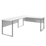 Ensemble de bureau Tux II (5 éléments) Graphite brillant / Gris clair