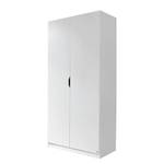 Armoire Freiham Blanc alpin - Blanc alpin - Largeur : 91 cm - Sans portes miroir