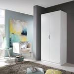 Armoire Freiham Blanc alpin - Blanc alpin - Largeur : 91 cm - Sans portes miroir