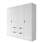 Armoire Freiham Blanc alpin - Largeur : 181 cm - Sans portes miroir