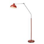 Staande lamp Shelley Staal - 1 lichtbron - Rood