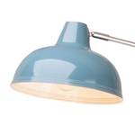 Staande lamp Shelley Staal - 1 lichtbron - Blauw