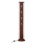 Lampadaire Net Acier - 4 ampoules - Marron