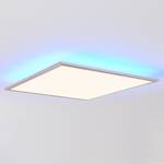 LED-plafondlamp Flat I Plexiglas/staal - 1 lichtbron - 60 x 60 cm