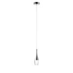 LED-hanglamp Prosecco I Glas/staal - 1 lichtbron