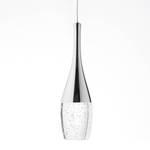 LED-hanglamp Prosecco I Glas/staal - 1 lichtbron