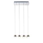 LED-hanglamp Palla II Plexiglas/staal - 8 lichtbronnen