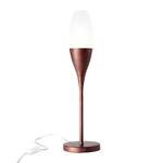 Lampe Flame Verre dépoli / Acier - 1 ampoule