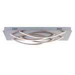 LED-plafondlamp Stanly III Plexiglas/staal - 4 lichtbronnen