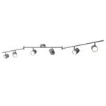 LED-plafondlamp Cavi III Plexiglas/staal - 6 lichtbronnen