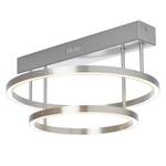 LED-plafondlamp Tunar I Plexiglas/aluminium - 1 lichtbron