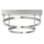 LED-plafondlamp Tunar I Plexiglas/aluminium - 1 lichtbron