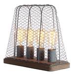 Lampe Hutch Plexiglas / Acier - 4 ampoules