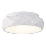 LED-plafondlamp Fona Staal - 1 lichtbron - Wit