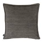 Coussin décoratif Hanentritt Tissu - Noir / Beige