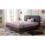 Elastan-Feinjersey-Spannbettttuch Smood Baumwollstoff / Elastan - Mauve - 160 x 200 cm