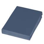 Hoeslaken Smood geweven stof - Marineblauw - 160 x 200 cm
