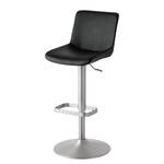 Chaise de bar My Divo Imitation cuir / Acier - Chrome - Noir