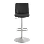 Chaise de bar My Divo Imitation cuir / Acier - Chrome - Noir