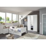 Armoire Nadja Blanc - Blanc - Largeur : 135 cm