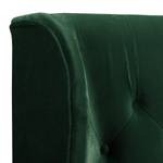 Tête de lit Monroe Tissu - Vert vieilli - Largeur : 175 cm