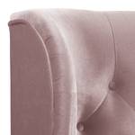 Tête de lit Monroe Tissu - Mauve - Largeur : 195 cm