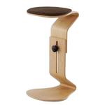 Tabouret myERCOLINO Laine de Laneve / Placage en bois véritable - Marron foncé