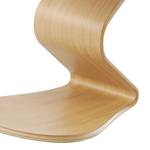 Hocker myERCOLINO Laneve-wol/echt houten fineerlaag - Paars