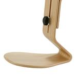 Tabouret myERCOLINO Laine de Laneve / Placage en bois véritable - Jaune olive