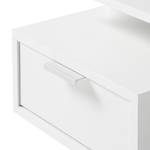 Table de chevet KiIYDOO III Blanc - Bois manufacturé - 32 x 225 x 35 cm