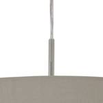Hanglamp Pasteri III textielmix / staal - 1 lichtbron - Cappuccinokleurig - Breedte: 53 cm