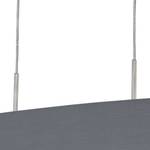 Hanglamp Pasteri IV textielmix / staal - 2 lichtbronnen - Grijs - Breedte: 100 cm